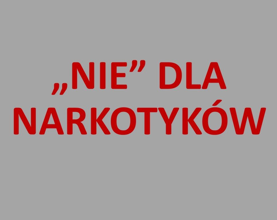 "Nie" dla narkotyków - zmiana terminu konferencji.