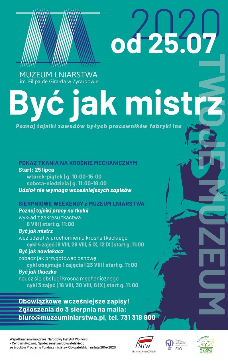 Projekt „Być jak… mistrz” powraca do Muzeum Lniarstwa