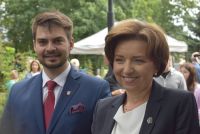 Spotkanie Starosty z Premierem i Panią Minister Rodziny