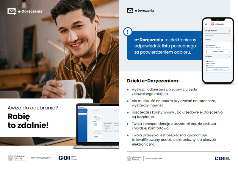 Ulotka informacyjna e-Doręczenia