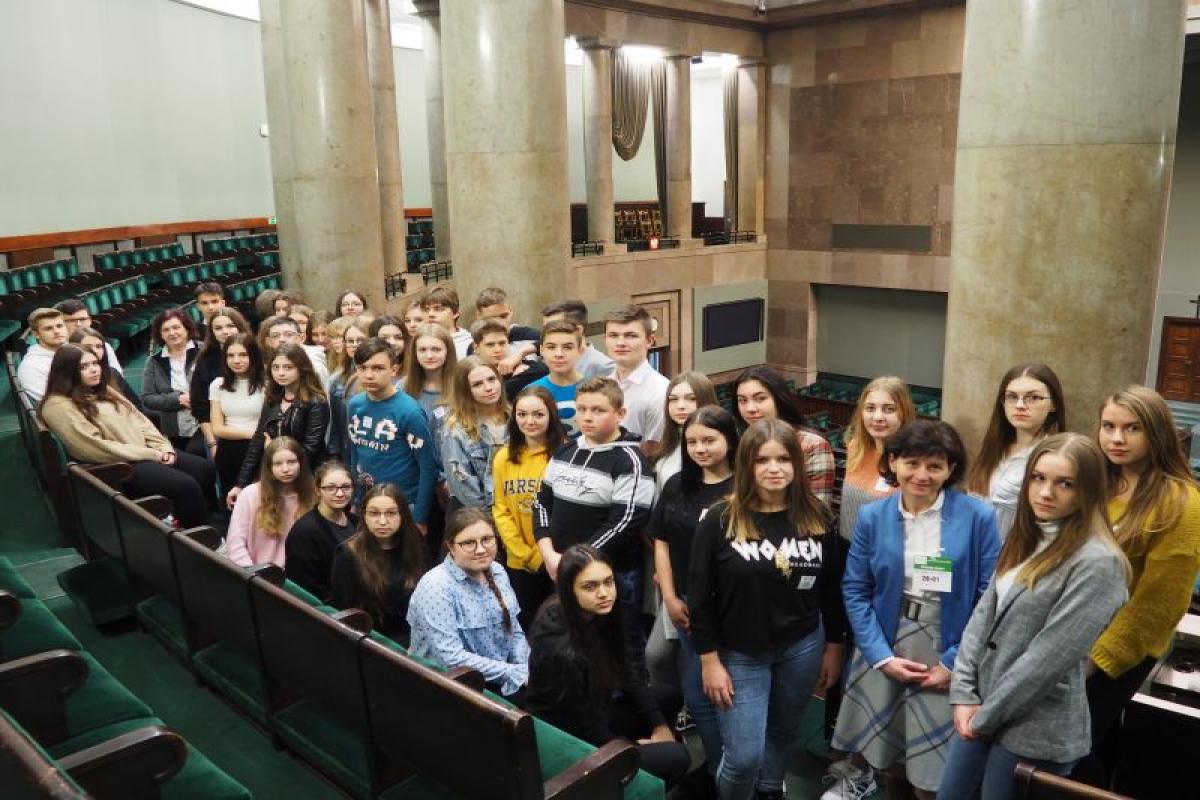 Uczniowie „Elektryka” z wizytą w Sejmie RP