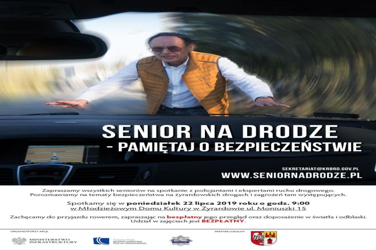 Zapraszamy na spotkanie "Senior na drodze"