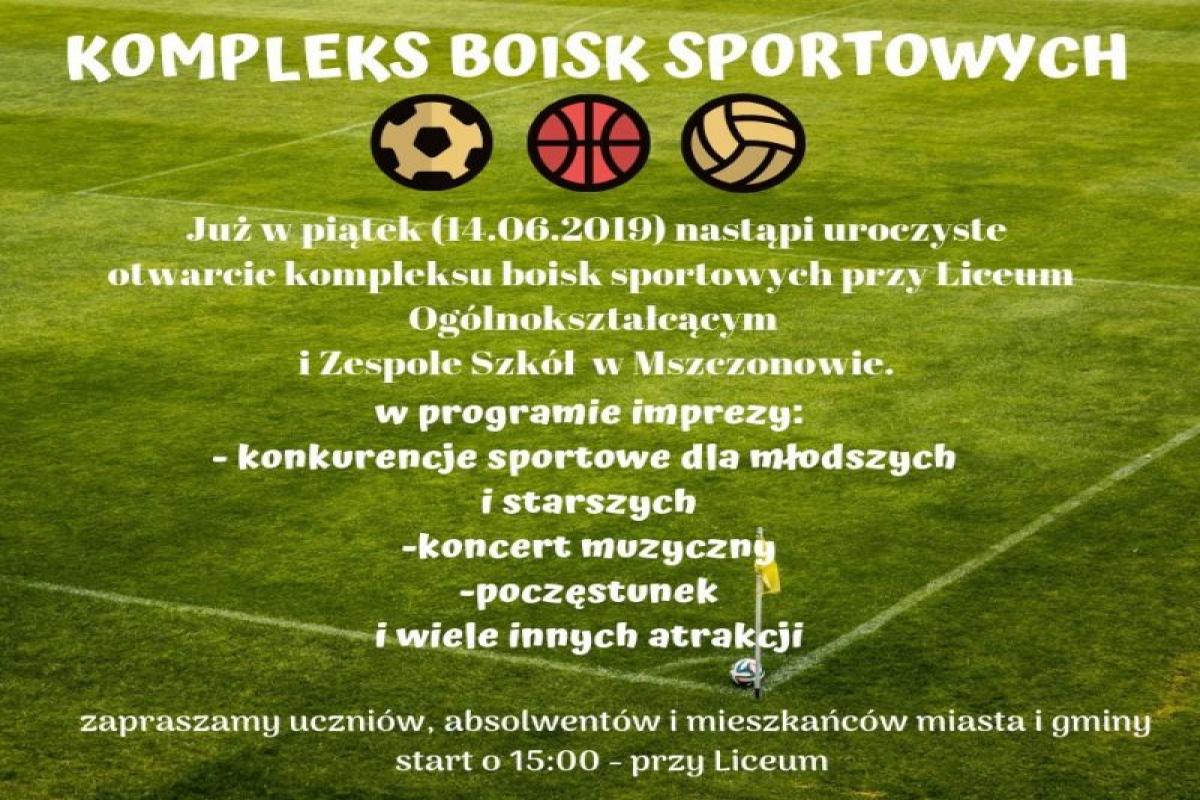 Otwarcie boiska i piknik sportowy w Mszczonowie