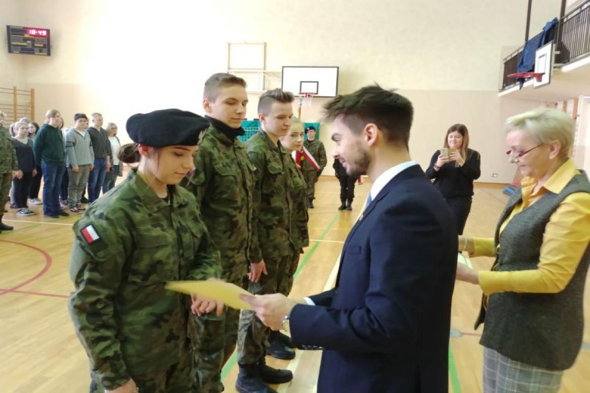 Korpus oficerski i prymusi z Puszczy Mariańskiej