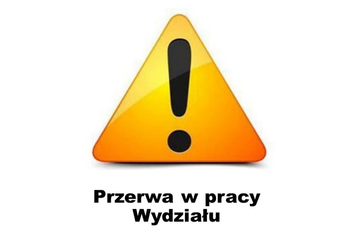 Przerwa w obsłudze klientów Wydziału Geodezji