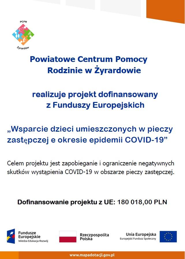 Dofinansowanie dla Powiatu Żyrardowskiego na wsparcie dzieci umieszczonych w pieczy zastępczej