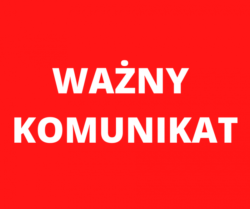 Komunikat w sprawie funkcjonowania PZOON