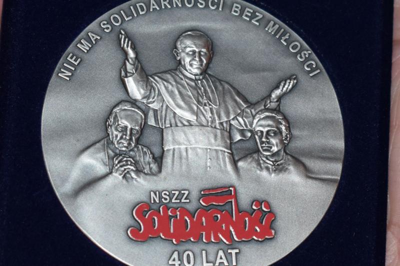 Medale 40-lecia Solidarności