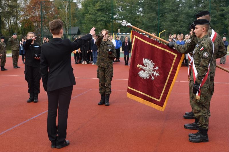 Ślubowanie w Liceum w Puszczy Mariańskiej