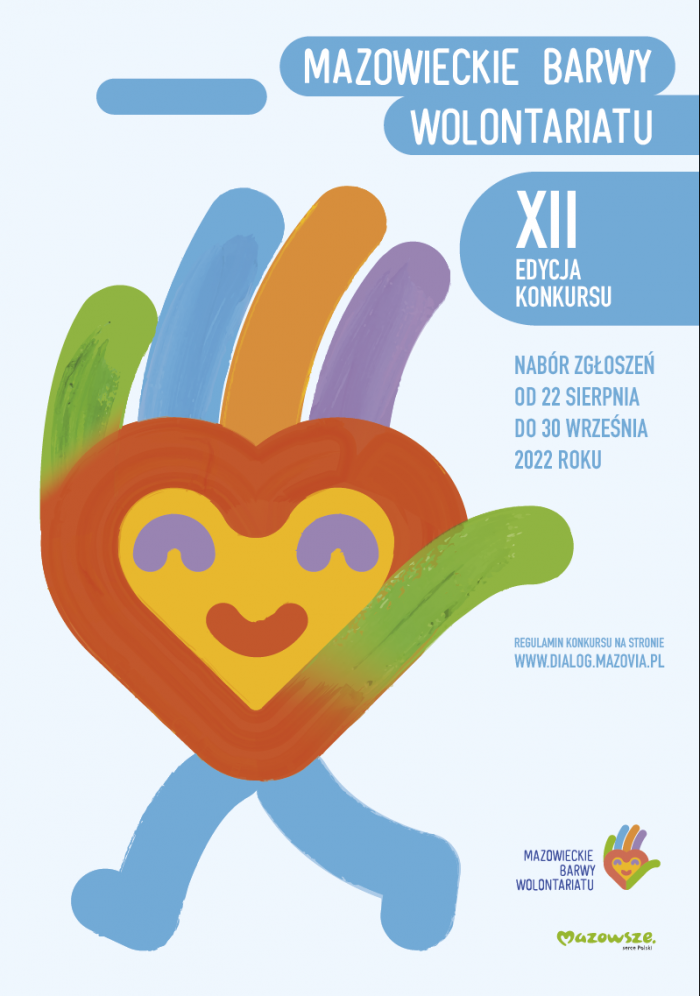 XII Edycja Konkursu „Mazowieckie Barwy Wolontariatu"