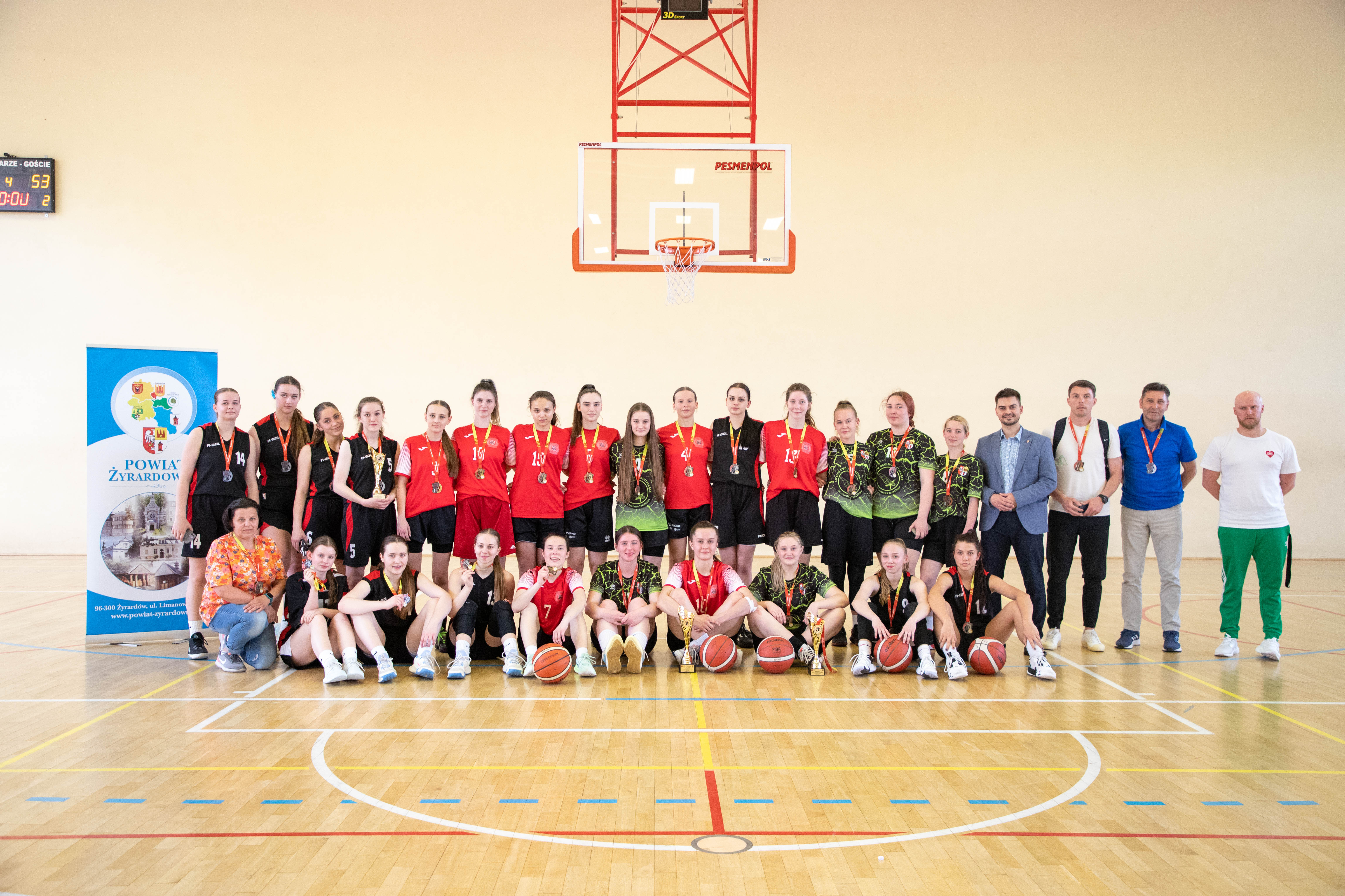 Awans na XXV Mazowieckich Igrzyskach Młodzieży Szkolnej w Koszykówce Dziewcząt