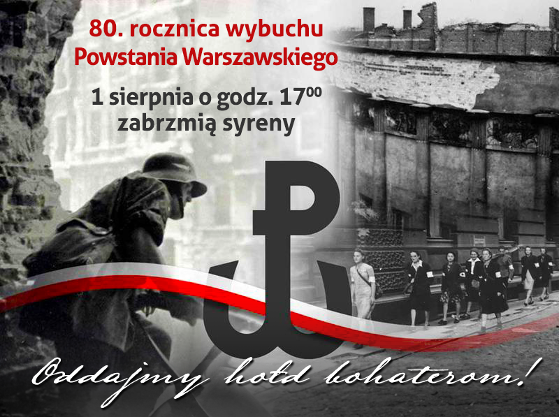 80. rocznica wybuchu Powstania Warszawskiego