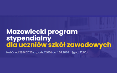 Stypendia dla uczniów szkół zawodowych – ruszył nabór wniosków